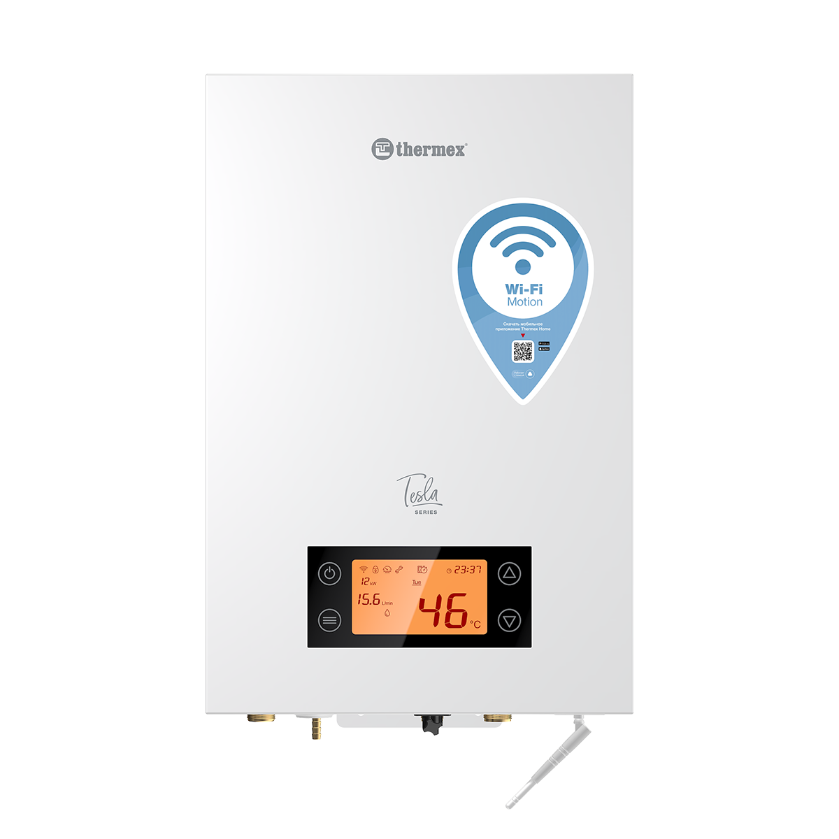 Электрический двухконтурный котёл Thermex Tesla Double 12-24 Wi-Fi |  Интернет-магазин Master Water